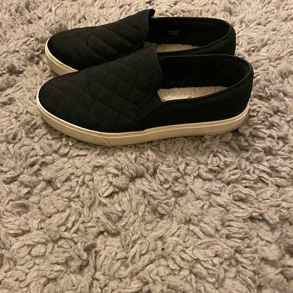 Aldo Shoes - Black and white Aldo slip on sneakers